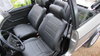 Golf mk1 cabriolet artificial leather seat covers in black