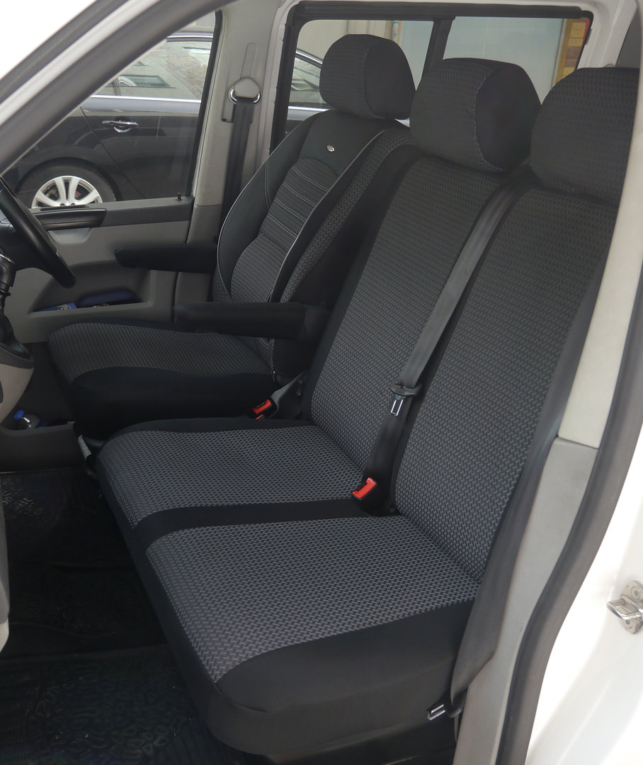 Housses de siège VW T5 Caravelle pour siège conducteur et banque