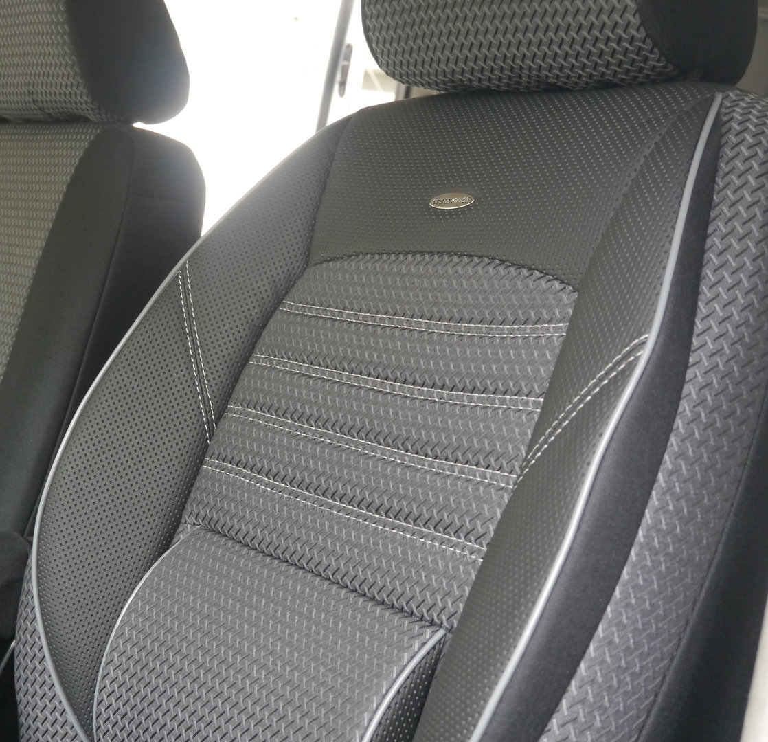 Sitzbezüge Schonbezüge VW T5 Pritsche für zwei Einzelsitze