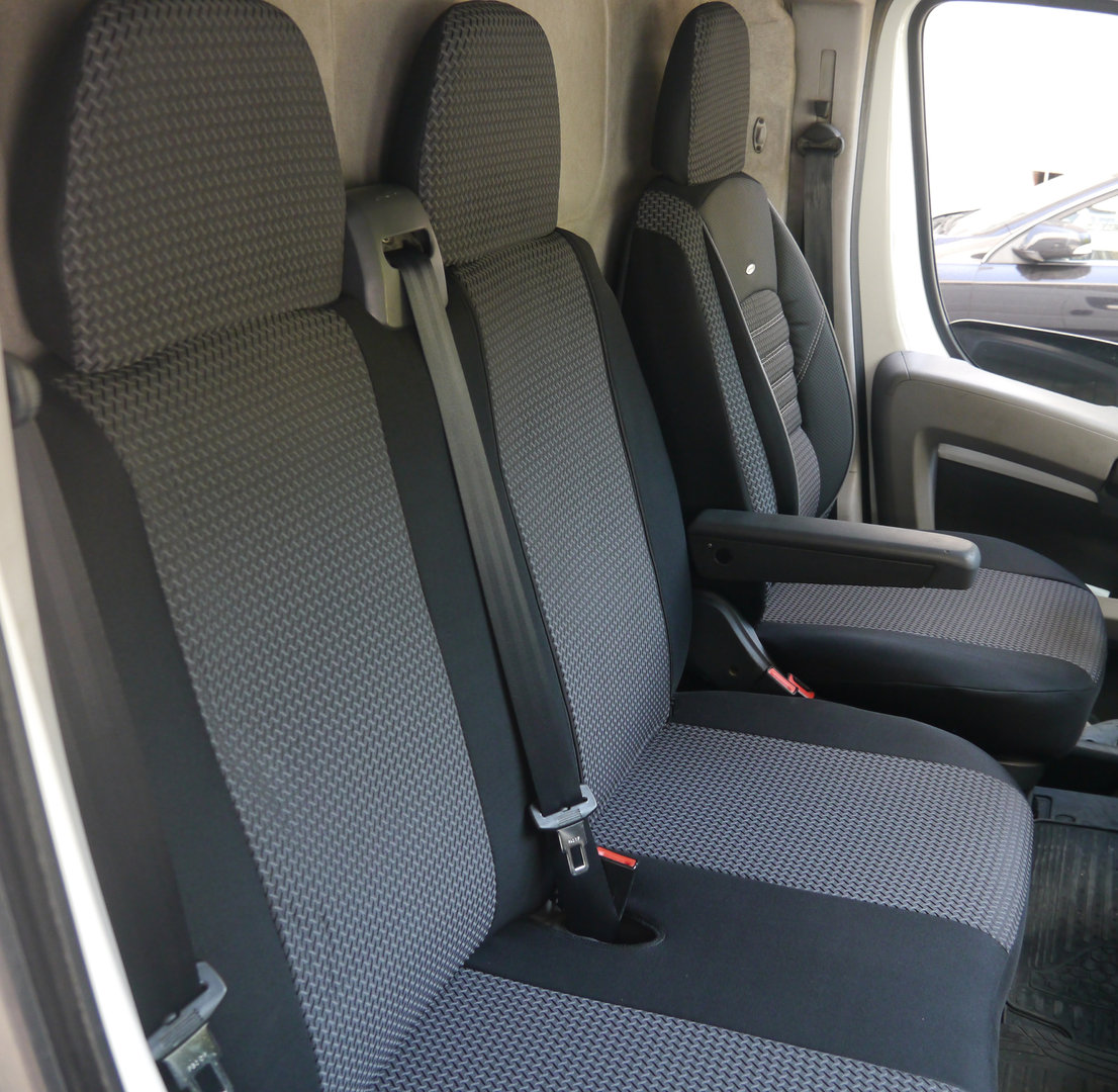 Sitzbezüge Schonbezüge Volkswagen Crafter Fahrersitz + Doppelbank