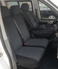 Automotive seat covers VW T6 Transporter RHD drivers seat + bench