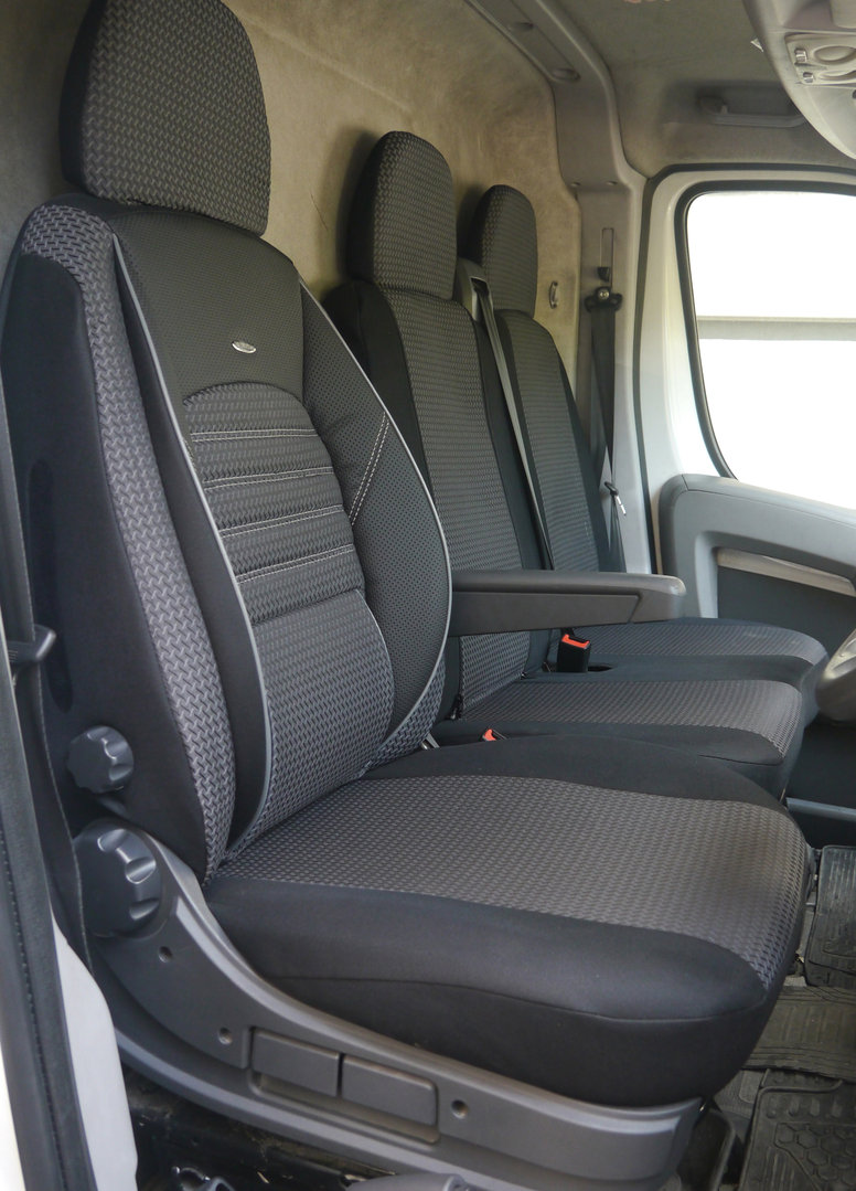 Sitzbezüge Schonbezüge Bezüge Ford Transit Custom ab 2014 Fahrersitz und Bank 