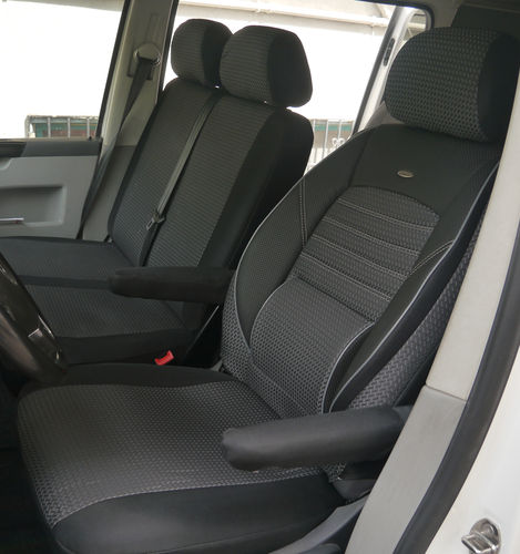 Car seat covers T6 Transporter RHD 6 seats 2+1 and 3 person bench