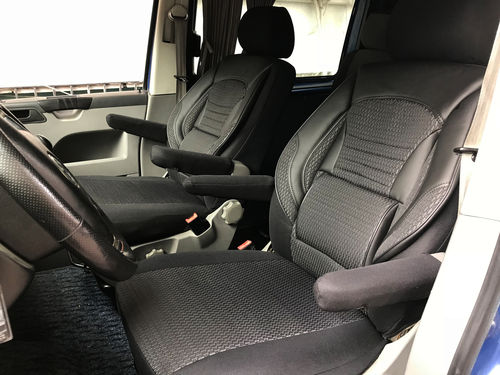 Housses de siège VW T5 Multivan deux sièges avant simples T41