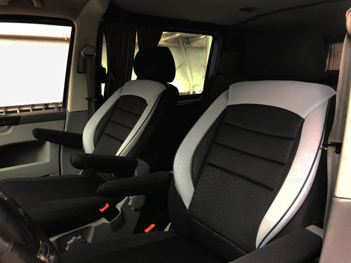 Sitzbezüge Schonbezüge VW T6 California für zwei Einzelsitze T51