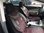 Housses de siége protecteur pour Alfa Romeo 147 noir-rouge V5 siéges avant