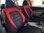 Car seat covers protectors Dacia Sandero black-red NO25 complete