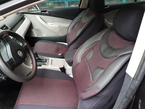 Car seat covers protectors Fiat Fiorino(146_) black-red NO21 complete