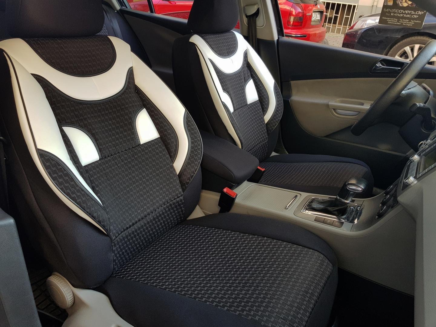 Car seat covers protectors MINI Mini Clubman blackwhite NO20 complete
