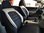 Car seat covers protectors Mitsubishi Colt VII black-white NO26 complete