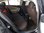 Housses de siége protecteur pour Nissan Almera I noir-rouge NO25 complet