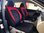 Housses de siége protecteur pour Nissan Navara noir-rouge NO25 complet