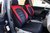 Car seat covers protectors Peugeot 208 black-red NO25 complete
