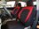 Housses de siége protecteur pour Seat Ibiza IV noir-rouge NO25 complet