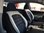 Sitzbezüge Schonbezüge Seat Leon ST(5F) schwarz-weiss NO26 komplett