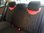 Housses de siége protecteur pour Skoda Roomster noir-rouge NO17 complet