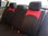 Housses de siége protecteur pour Skoda Roomster noir-rouge NO25 complet