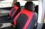 Housses de siége protecteur pour Dacia Logan noir-rouge V9 siéges avant