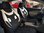 Housses de siége protecteur pour Honda Civic III noir-blanc V4 siéges avant