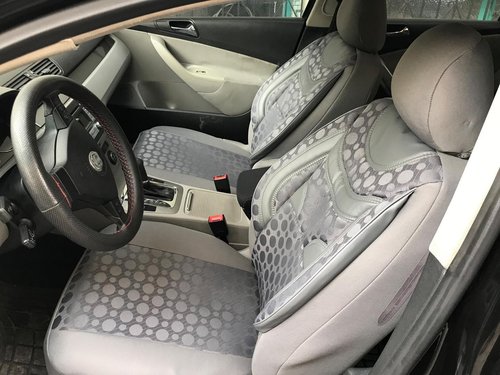 Car seat covers protectors Hyundai Accent I grey V2 front seats