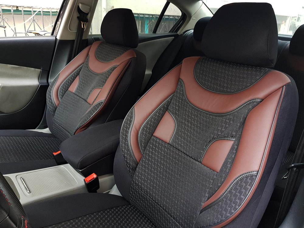 Car Seat Covers Protectors Mercedes Benz M Class W163 Black Red V3 Front Seats - Mercedes Benz Seat Cover