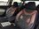 Housses de siége protecteur pour Toyota Avensis Liftback noir-bordeaux V3 siéges avant