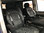 Car seat covers Volkswagen LT2 two single front seats black-grey