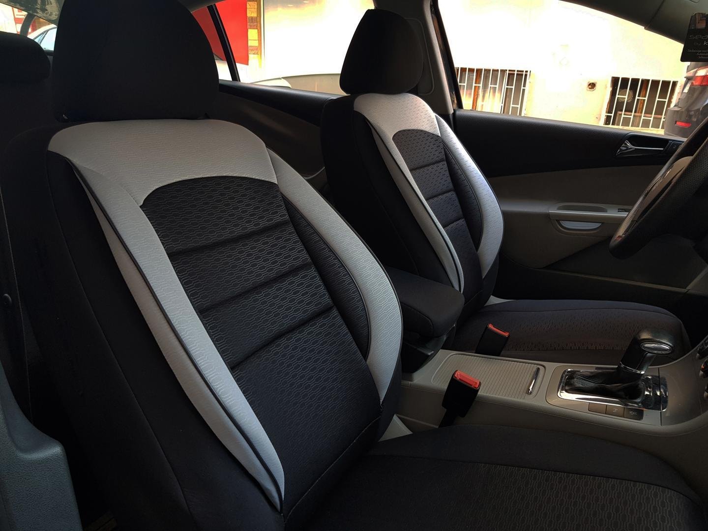 Car seat covers protectors Hyundai i40 CW black-grey V11 front seats