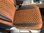 Car seat covers protectors for Daewoo Matiz black-brown V20 front seats