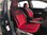 Housses de siége protecteur pour Seat Leon ST(5F) noir-rouge V21 siéges avant