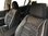 Housses de siége protecteur pour Dacia Logan II noir-blanc V22 siéges avant