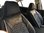 Car seat covers protectors for Daihatsu Cuore VI black-white V15 front seats