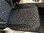 Car seat covers protectors for Daihatsu YRV black-white V15 front seats