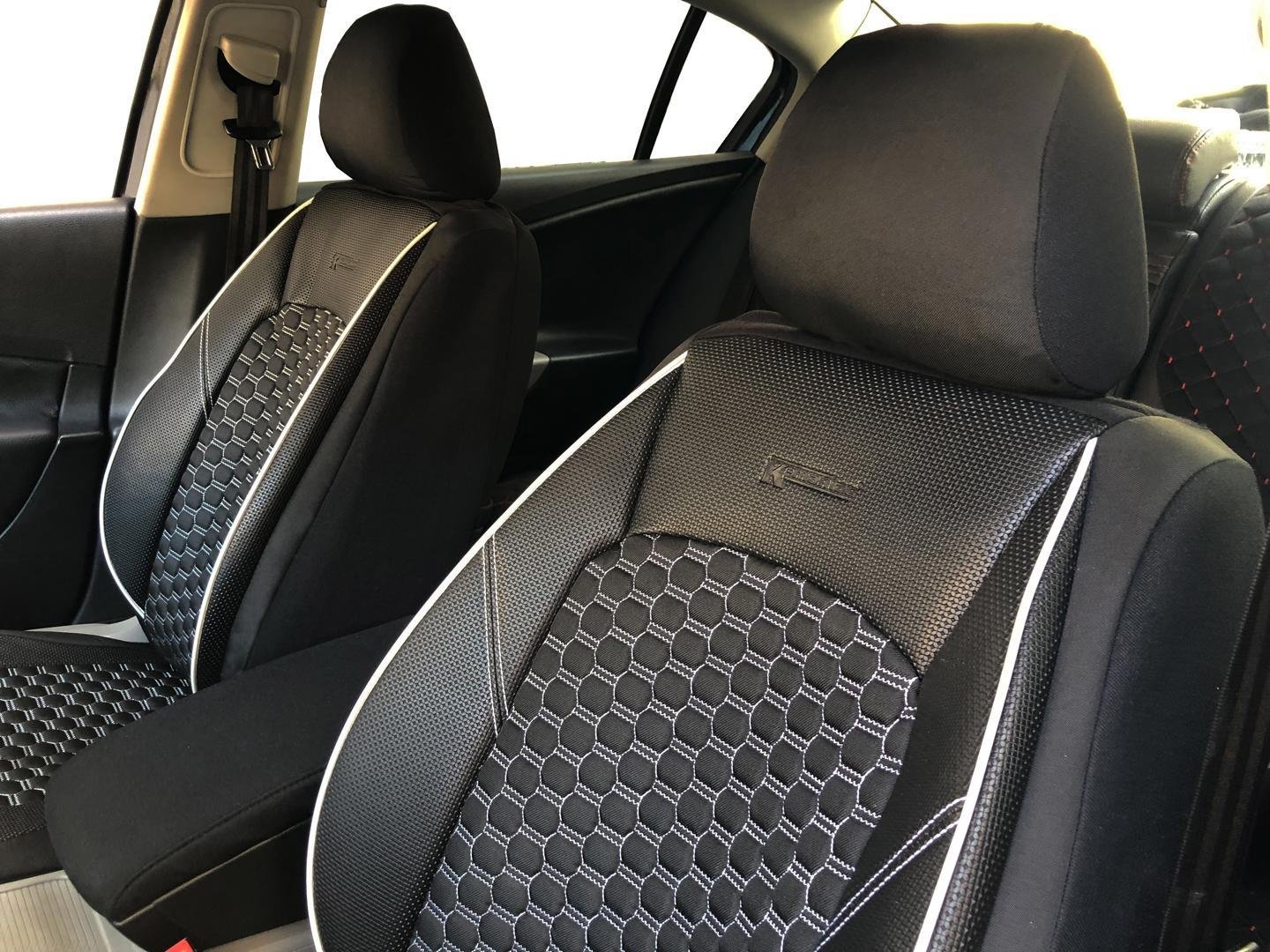 Sitzbezüge Sitzbezug Schonbezüge für Ford Fiesta Exclusive E3