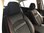 Housses de siége protecteur pour Chevrolet Matiz noir-rouge V24 siéges avant