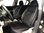 Housses de siége protecteur pour Fiat Croma(194) noir-blanc V18 siéges avant