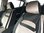 Housses de siége protecteur pour Audi A7 Sportback(4G) noir-beige clair V19 siéges avant