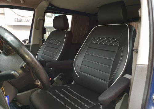 Car seat covers VW T6.1 Caravelle for two single front seats T69