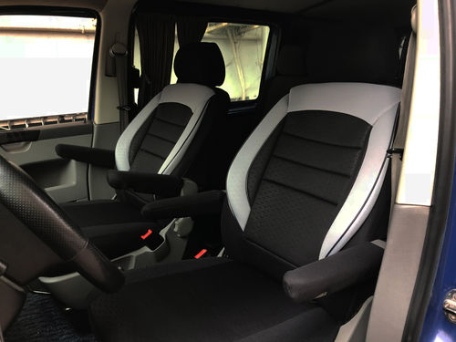 Housses de siège VW T6.1 Multivan deux sièges avant simples T51