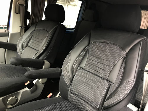 Car seat covers VW T6.1 Transporter for two single front seats T41