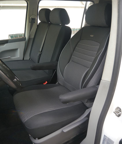 Housses de siège auto VW T6.1 Transporter siège conducteur et banc