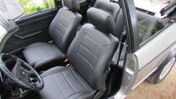 Custom leatherette car seat covers